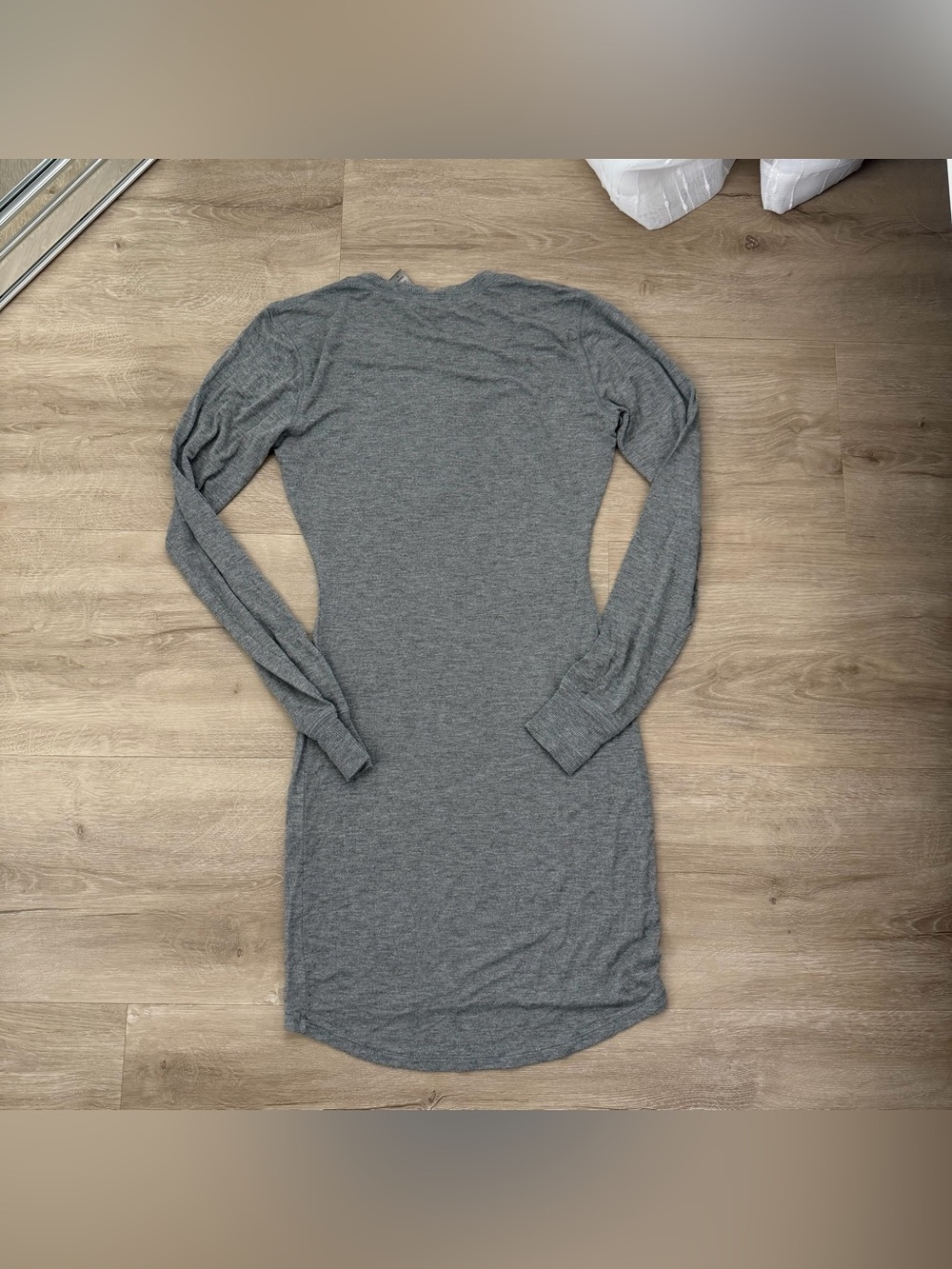 Skims Long Sleeve Henley Pajama Dress - Picture 6 of 6